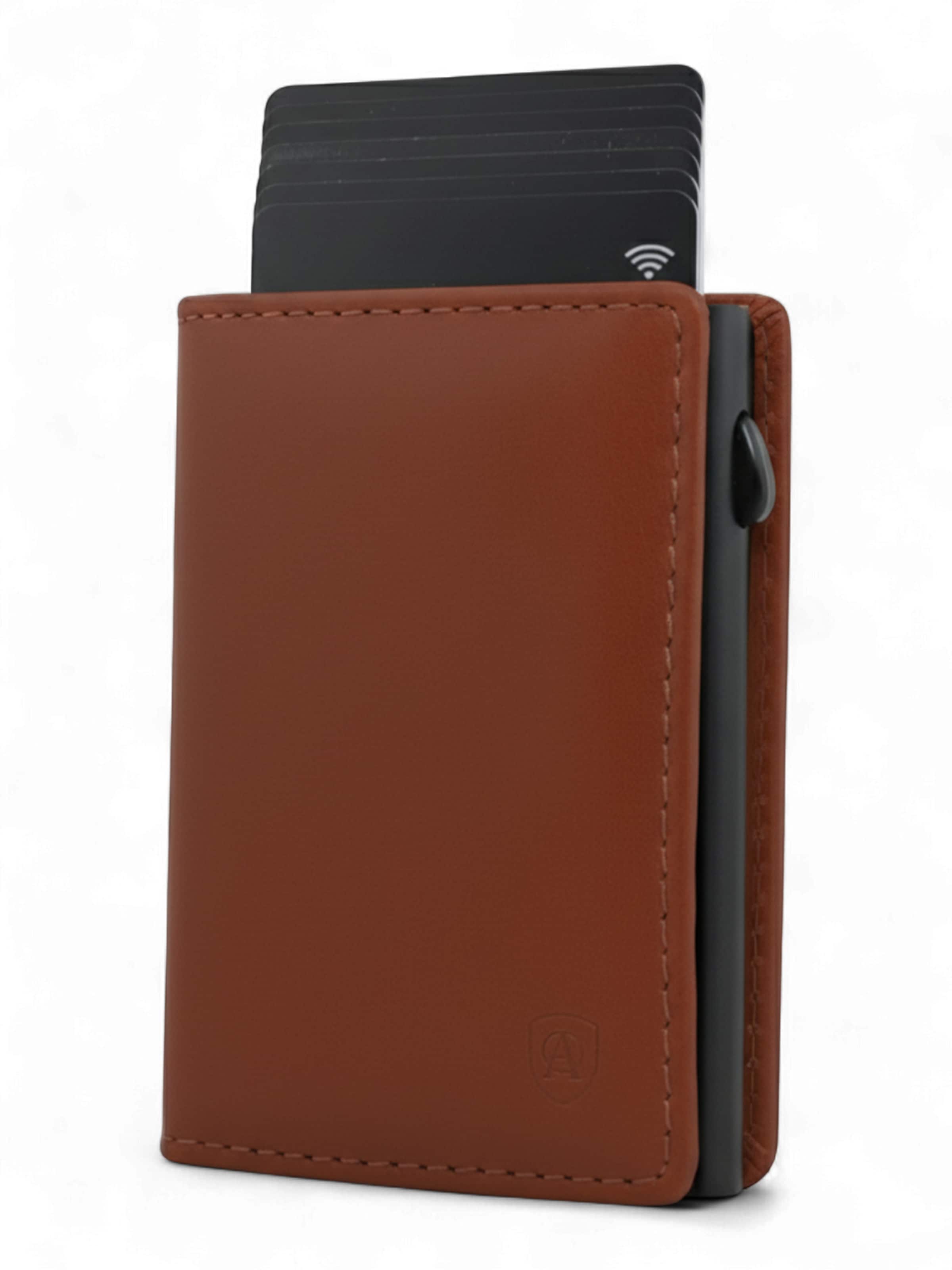 

Akaroa Кошелек 'Slim Wallet Pelle II' в цвете Cognac