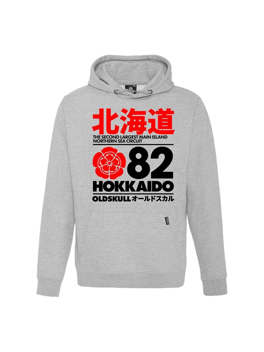

Толстовка Oldskull Japan Island, цвет mottled grey