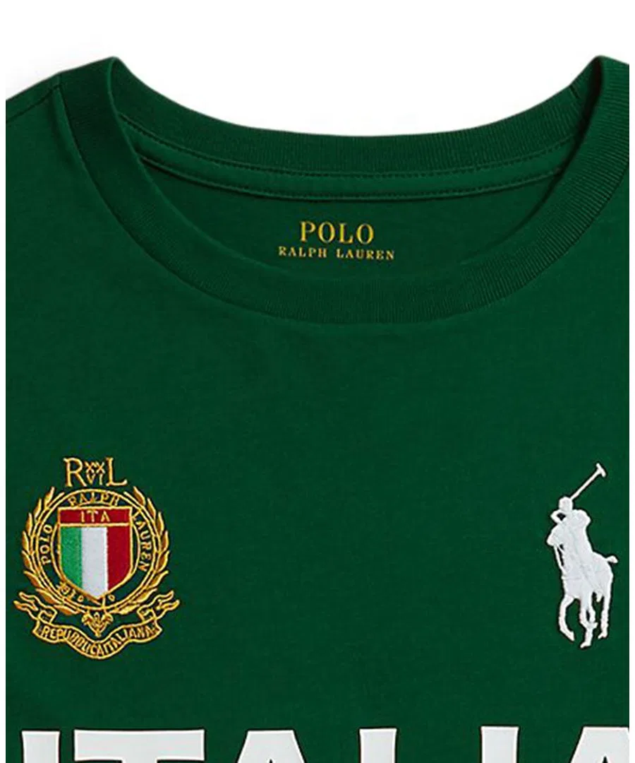 Детская футболка из итальянского хлопкового трикотажа, размер 8-20 Polo Ralph Lauren — фото 3