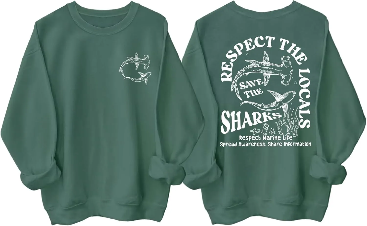 

Толстовка Shark Sweatshirt с принтом Whale Ocean