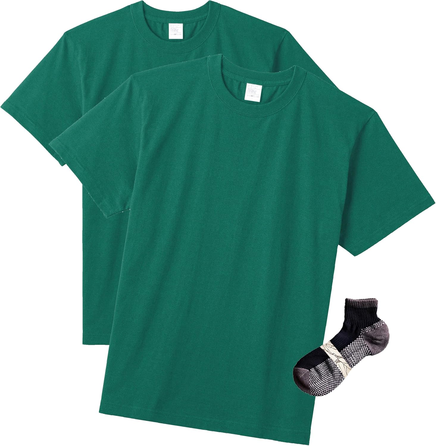 

Футболка LifeMax MS1161 из высококачественного хлопка плотностью 5,6 унций Bonmax, зеленый