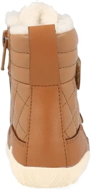 Ботинки Bobux I-Walk Patch Arctic - Hiker - Fluffy Merino Fleece and Quilted Splash-proof Leather Lining, Caramel — фото 3