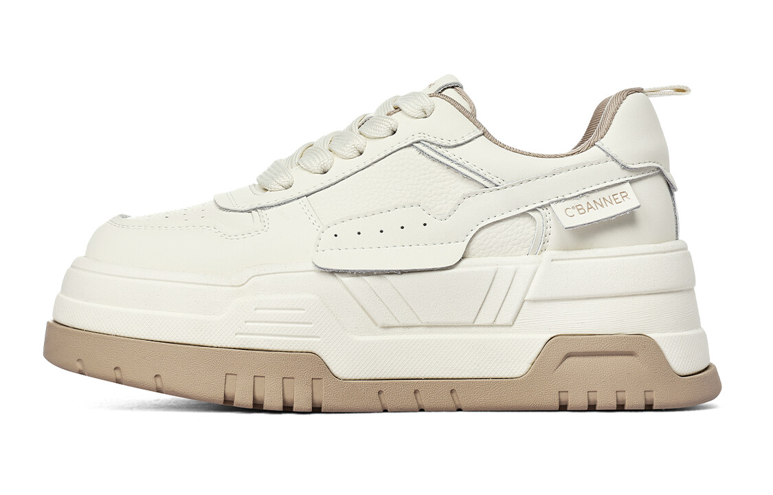 

Кроссовки C°BANNER Skateboarding Shoes Women's Low-top Beige, бежевый