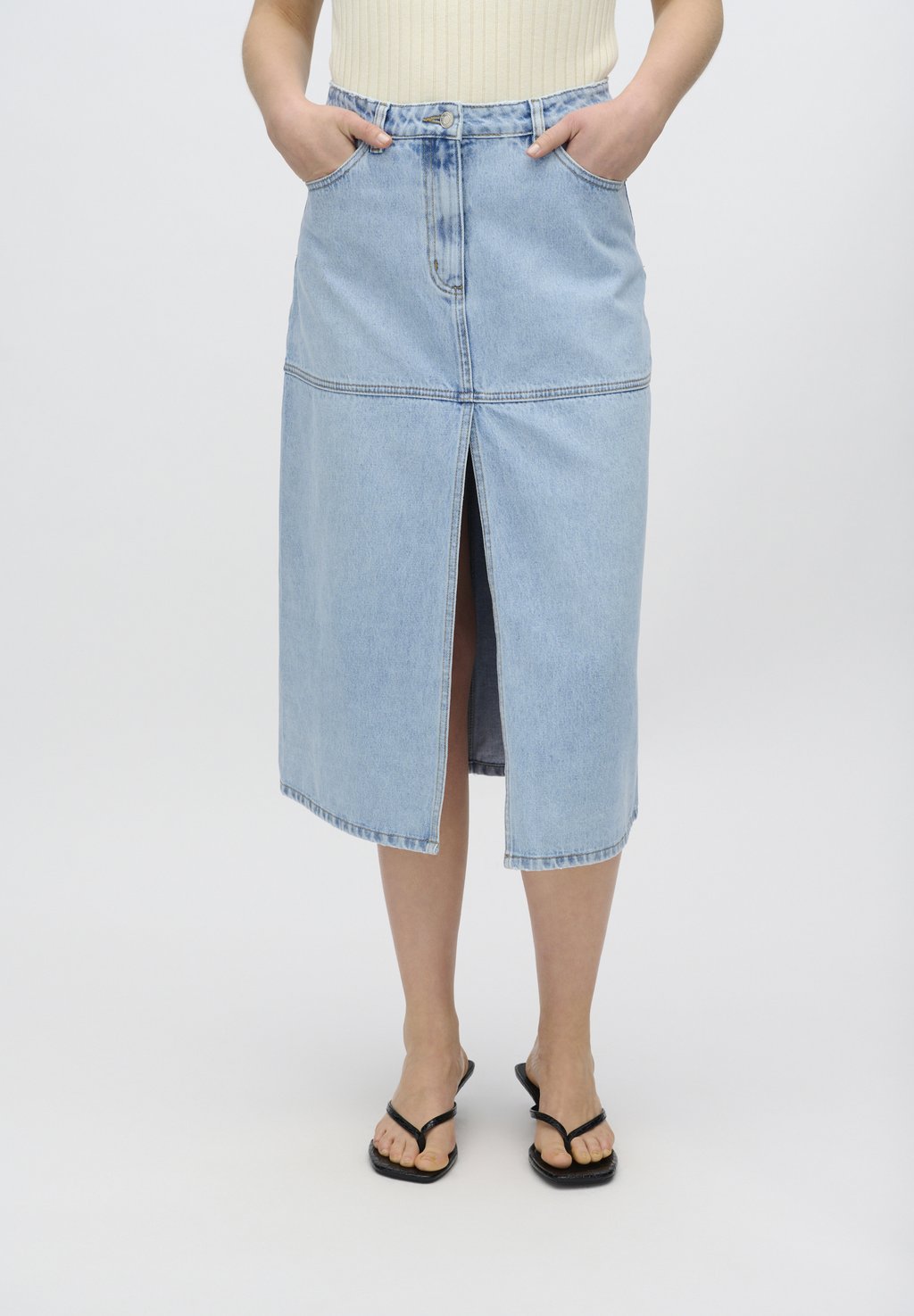 

Джинсовая юбка ERIN - Pencil skirt Minimum, светло-голубой