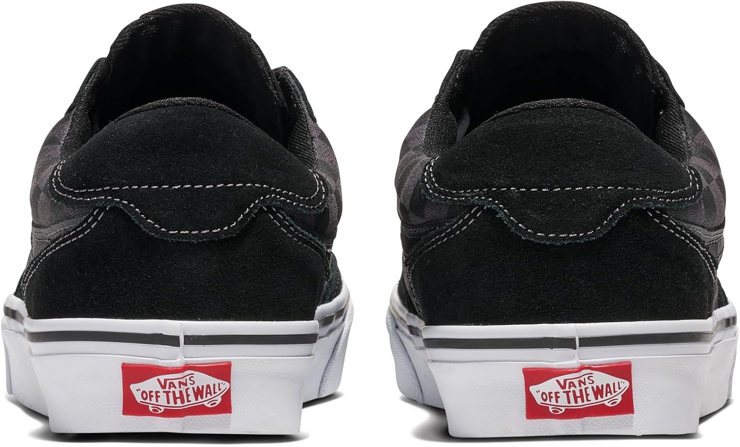 Vans Mens Brooklyn Ls Shoe | Кроссовки Low-top для повседневной носки, прогулок, работы и моды, Checkerboard Black/Asphalt — фото 3