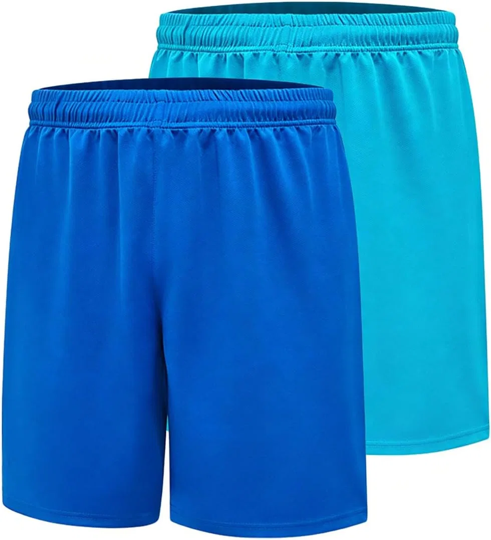 Детские спортивные шорты 2 шт, DINGDONG'S CLOSET, Blue Sky Blue
