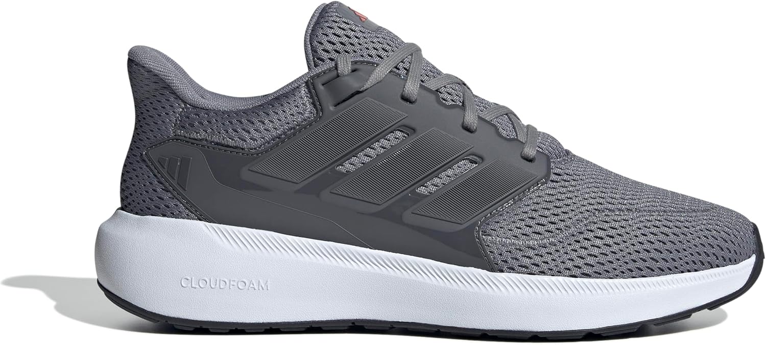 Мужские кроссовки Adidas Ultimashow 2.0, серый/алый — фото 2