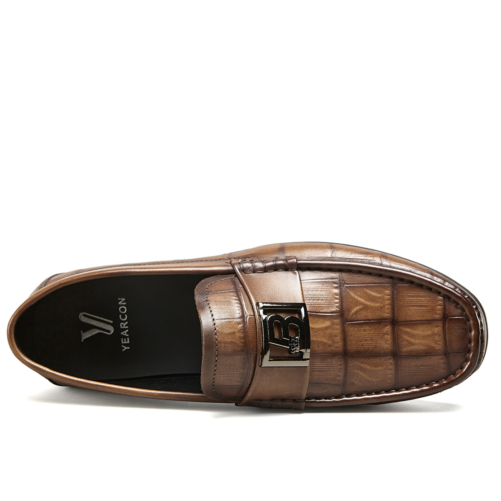 YEARCON Мужские повседневные туфли Men's Low top Brown, коричневый, цвет Brown — фото 3