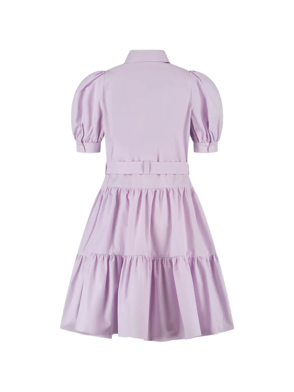 Платье с объемными рукавами Fendi Kids, фиолетовый — фото 2