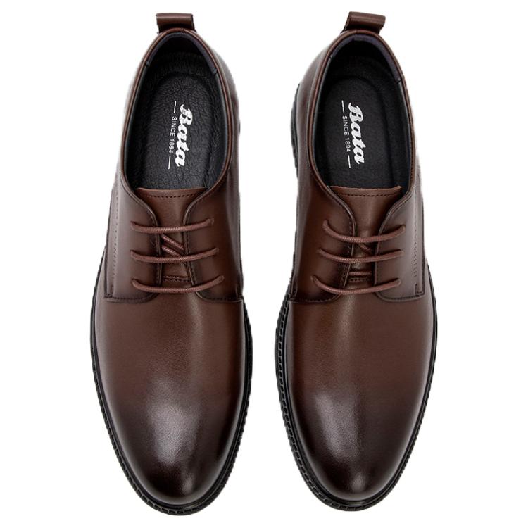 BATA Мужские туфли дерби кофейного цвета, цвет Coffee — фото 3