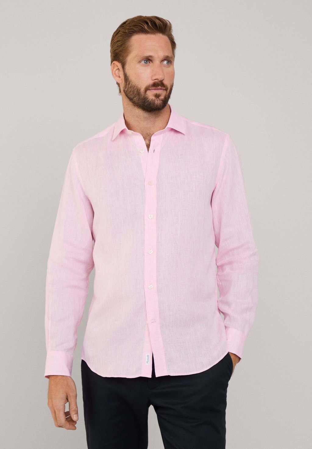 

Рубашка REGULAR FIT LINEN Façonnable, светло-розовый