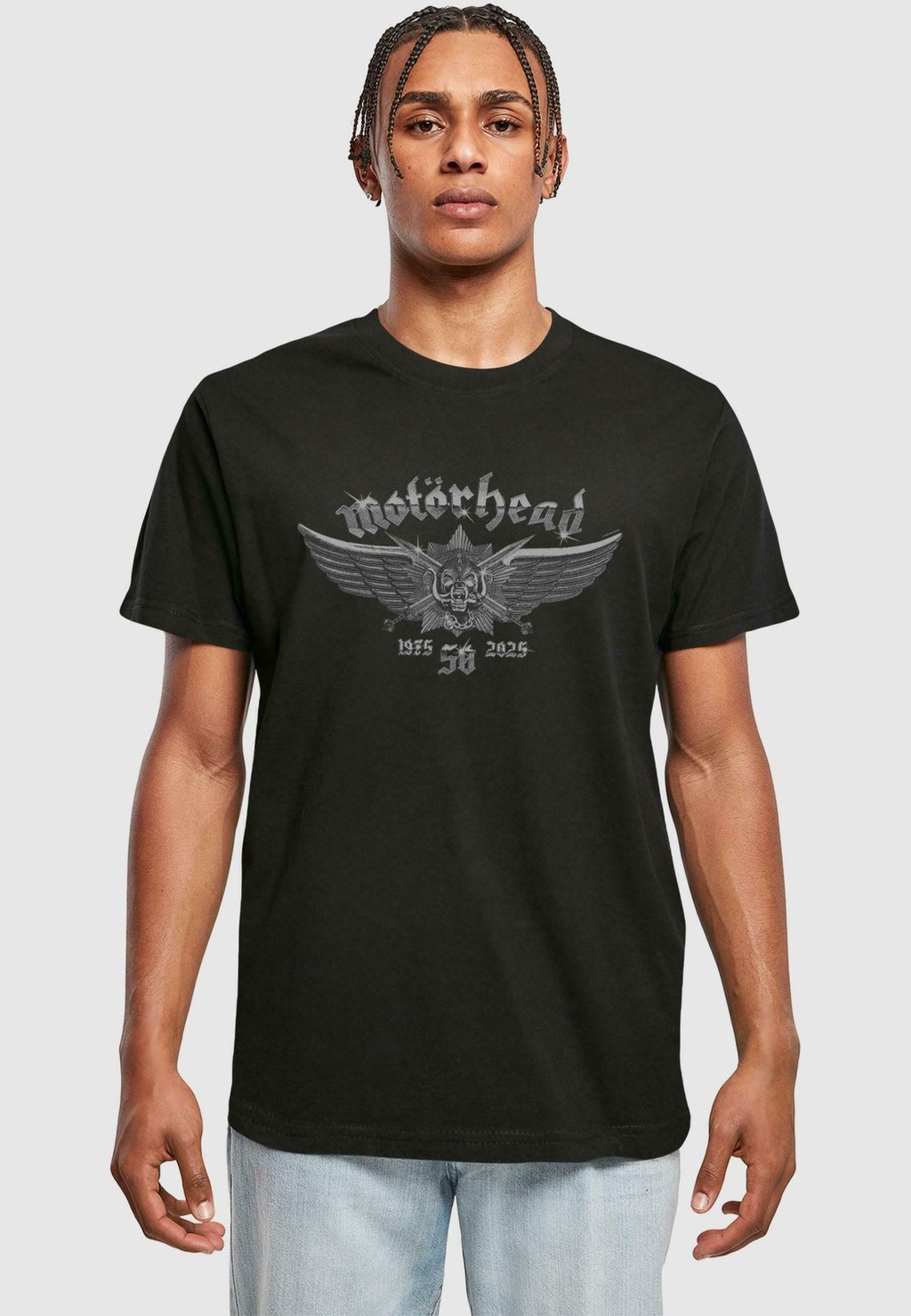 

Футболка с принтом MOTORHEAD - WINGS BADGE Merchcode, черный