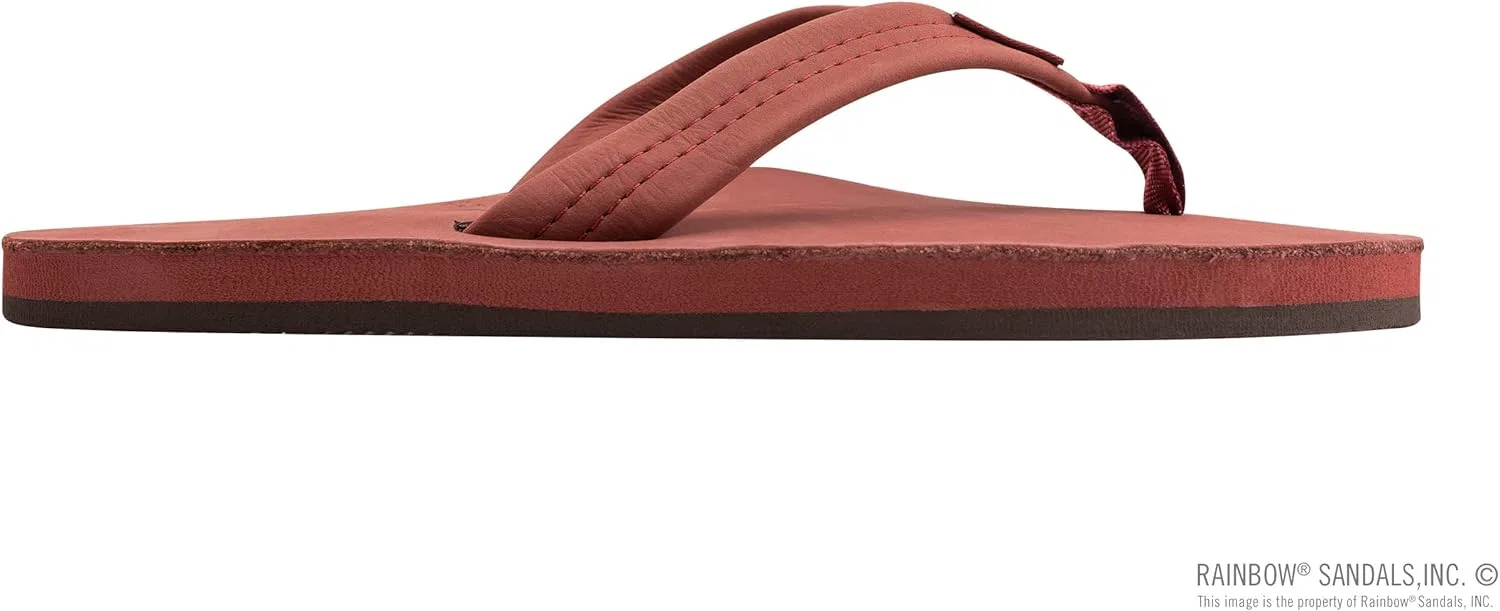Мужские сандалии Rainbow из двухслойной кожи с поддержкой свода стопы Rainbow Sandals, 2-Cognac — фото 4