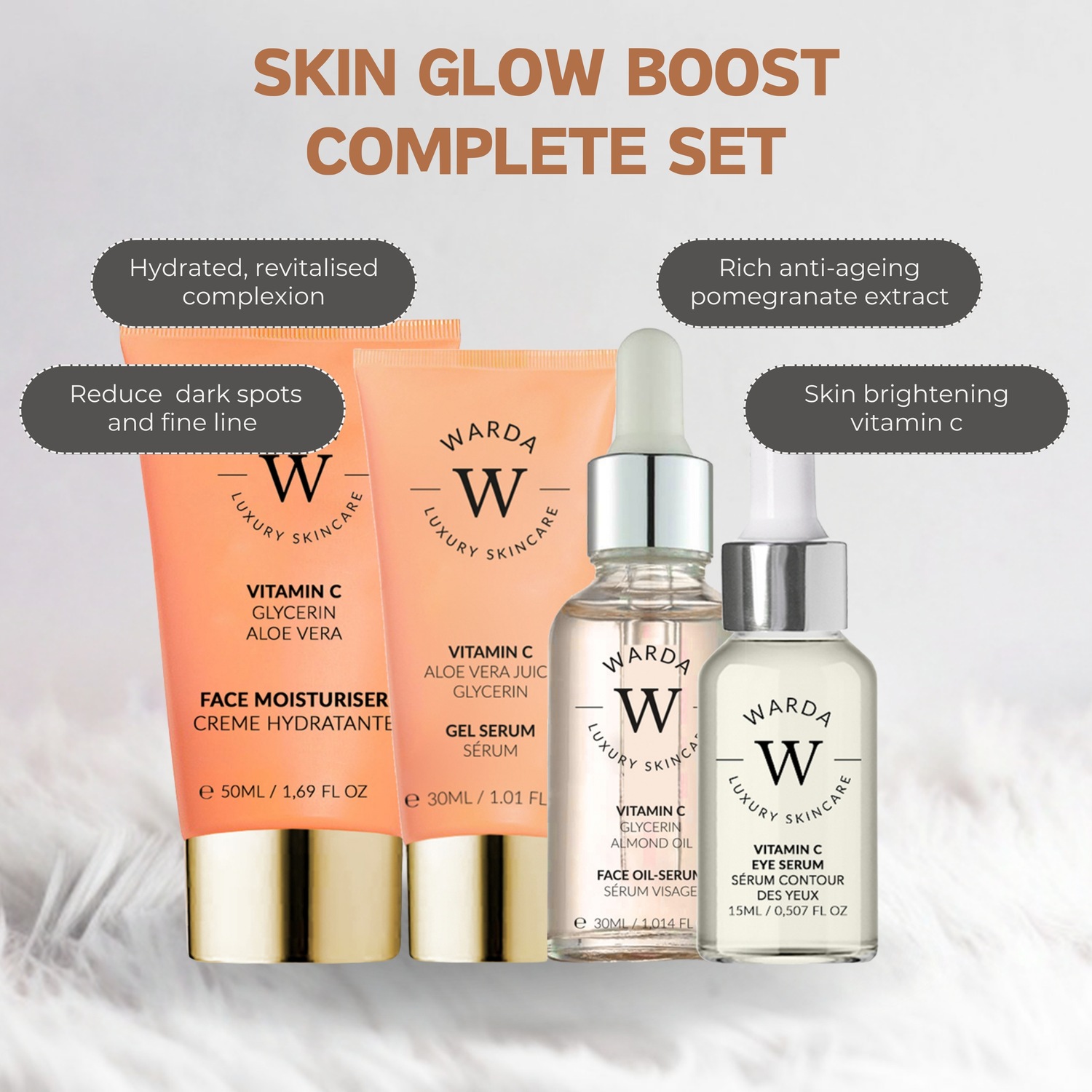 Набор Warda — Для лица collagen lifter set , количество 1 шт., 50 мл — фото 2