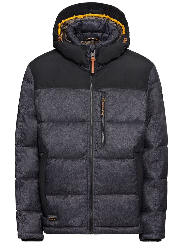 

Camel Active Зимняя куртка черного/антрацитового цвета