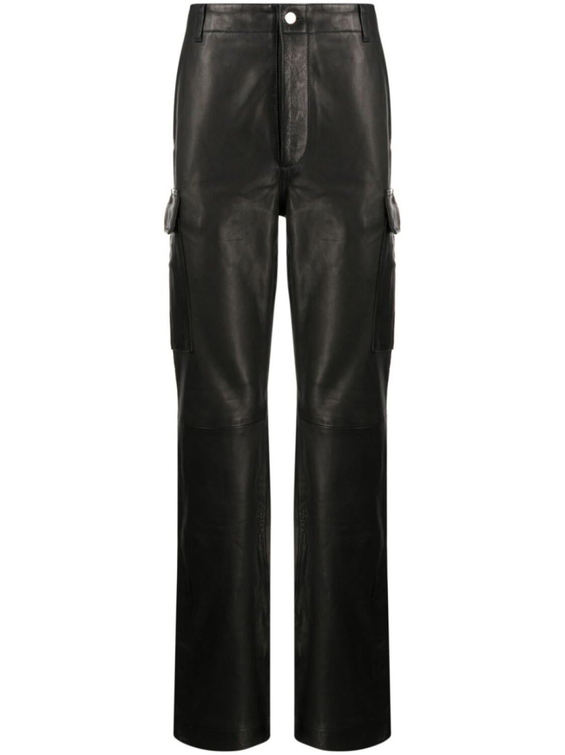 

Глянцевые брюки с логотипом AMIRI, черный