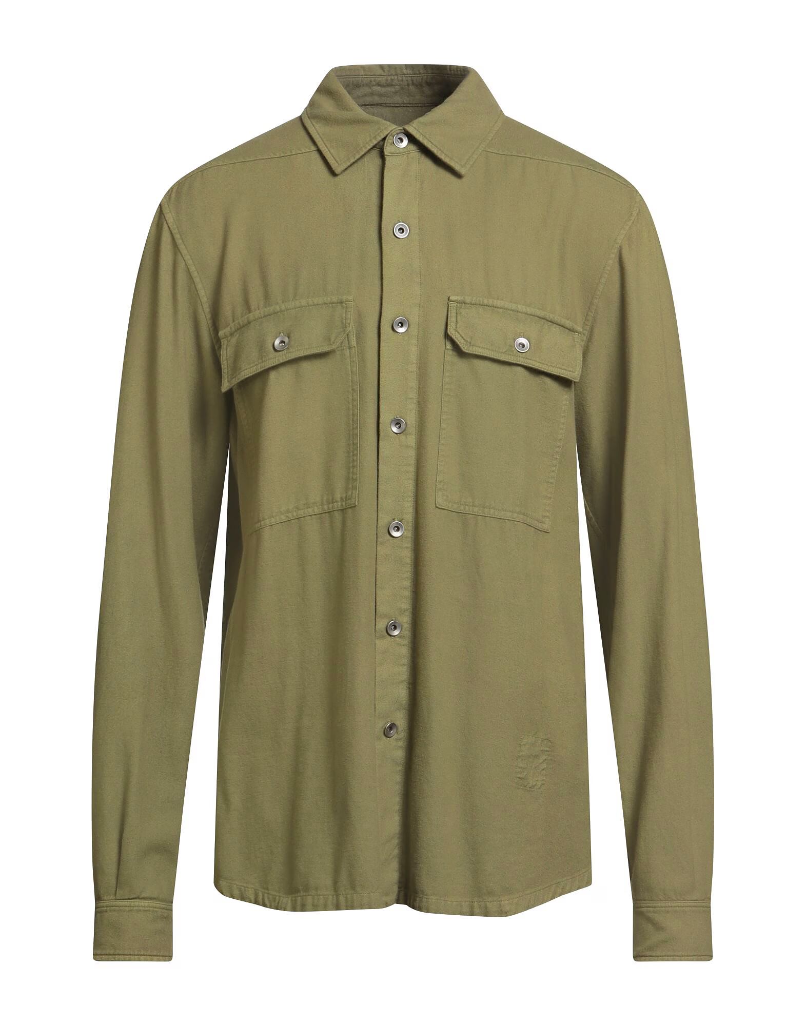 

Рубашка Rick Owens, серо-зеленый