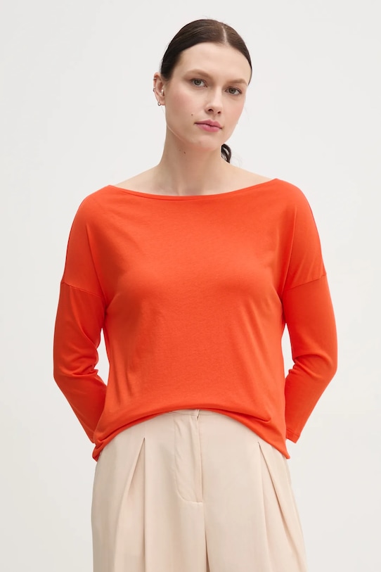 

Лонгслив Sisley, красный