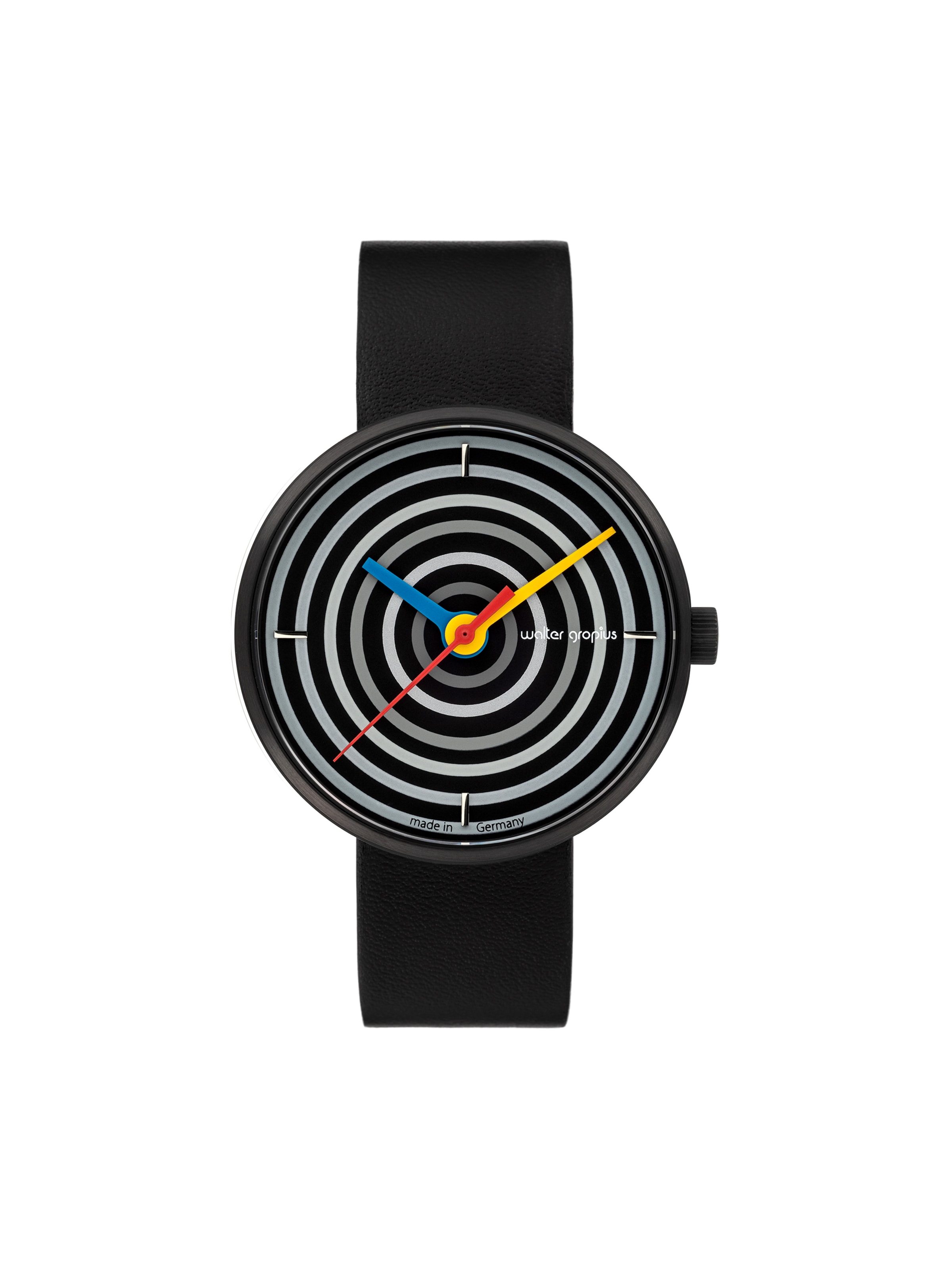 

WALTER GROPIUS Часы Analog 'SPACE LOOPS' в черном цвете