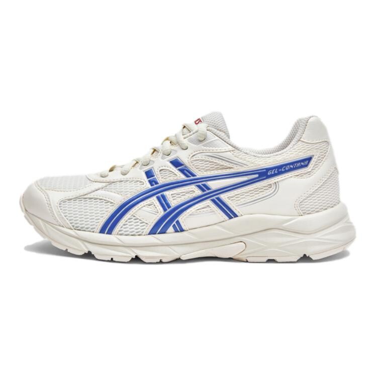 

Кроссовки для детей, детские, низкие, белые/синие Asics, белый