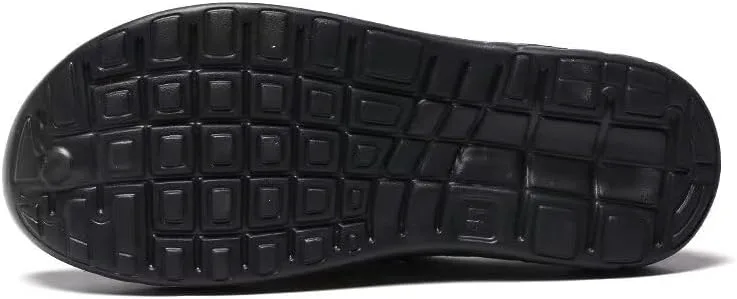 

Мужские легкие летние уличные тапочки с закрытым носком для прогулок, спорта и пляжа Zonkacen, черный