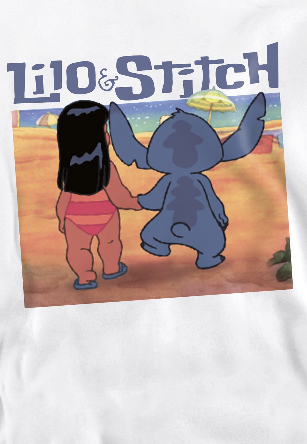 

Толстовка LILO STITCH INTO THE SUNSET-PRINT Disney, белый