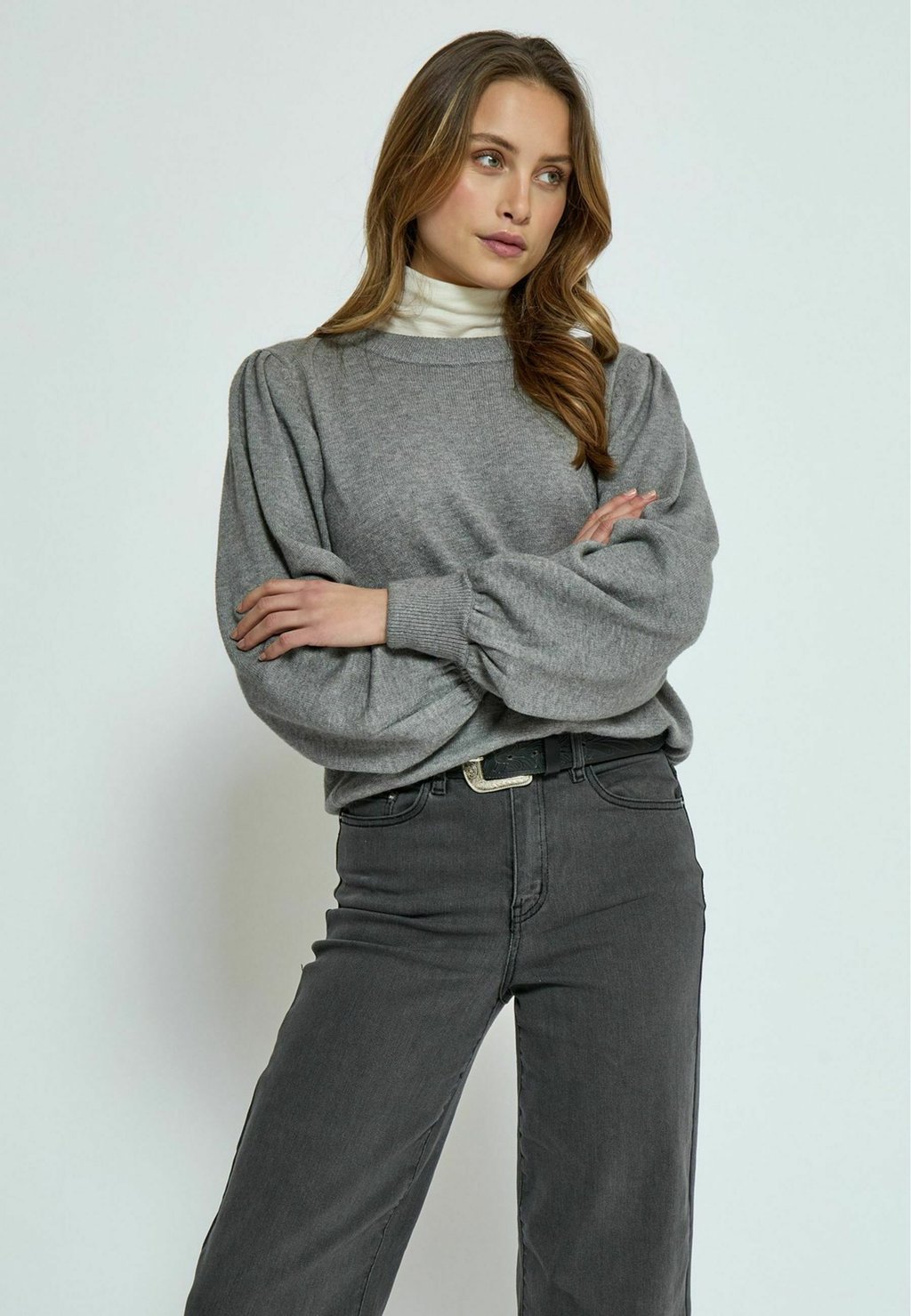 

Джемпер MSJUDY ROUND NECK Minus, серый