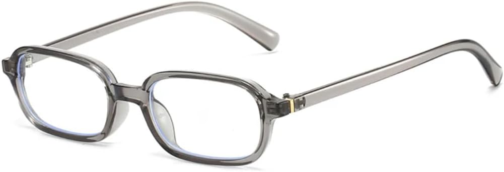 

Солнцезащитные очки для мужчин и женщин - защита UV400 - маленькая оправа, прозрачные цветные линзы, для занятий спортом на открытом воздухе и вождения DSVIGF, Grey Clear