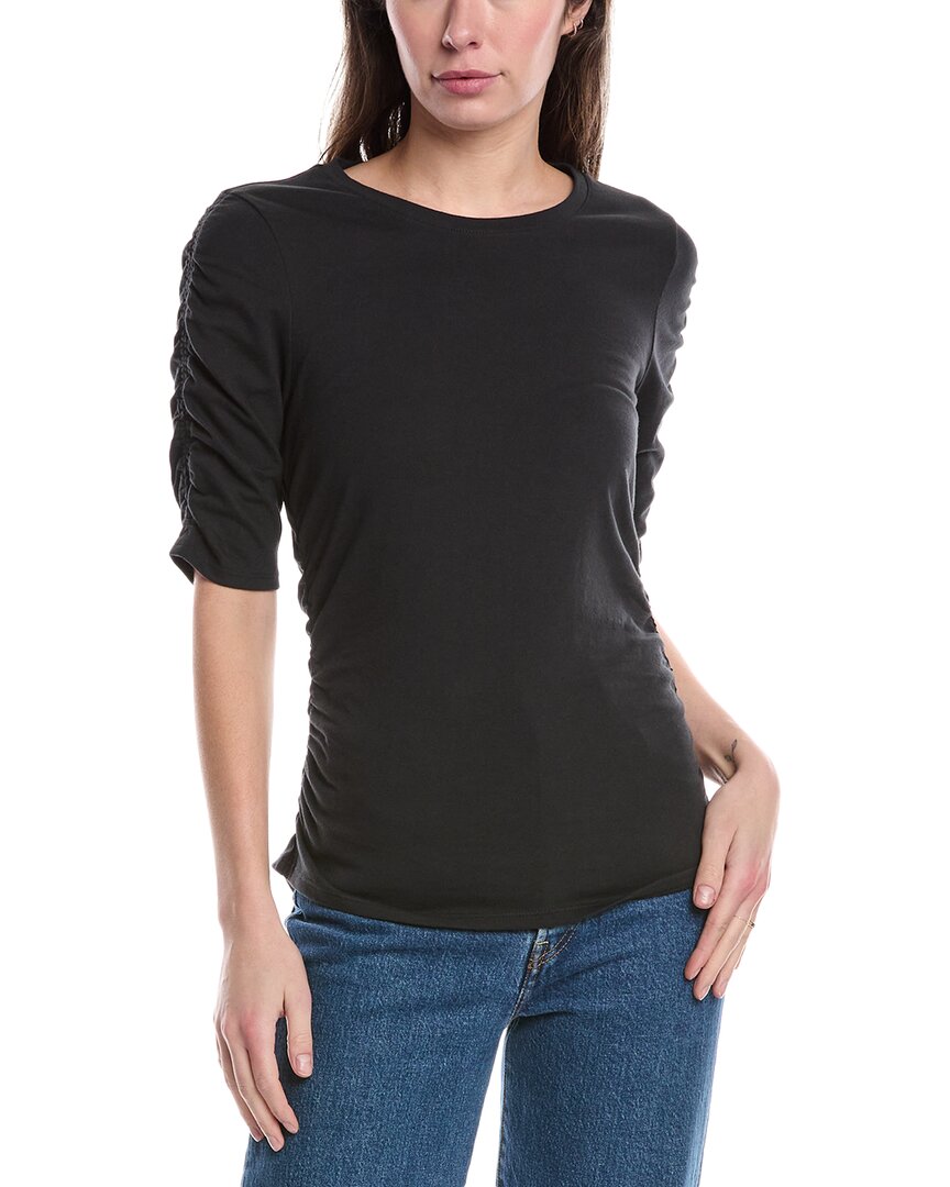 

Футболка rag & bone Juliet со сборками, черный