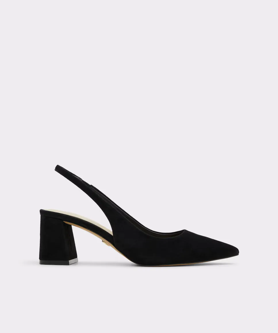 

Женские кожаные туфли с острым носком Aldo, черный