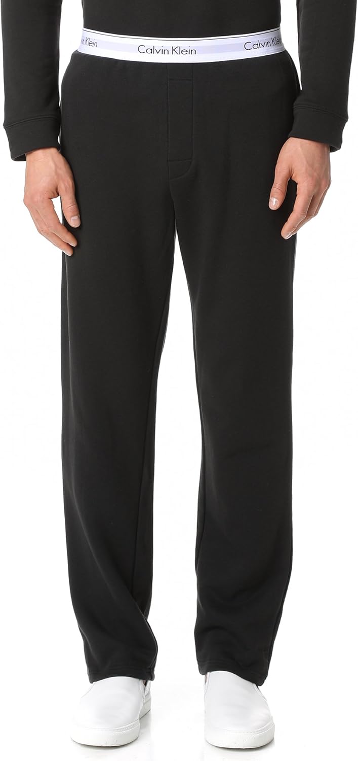 

Мужские современные брюки Calvin Klein из эластичного хлопка для дома, Black