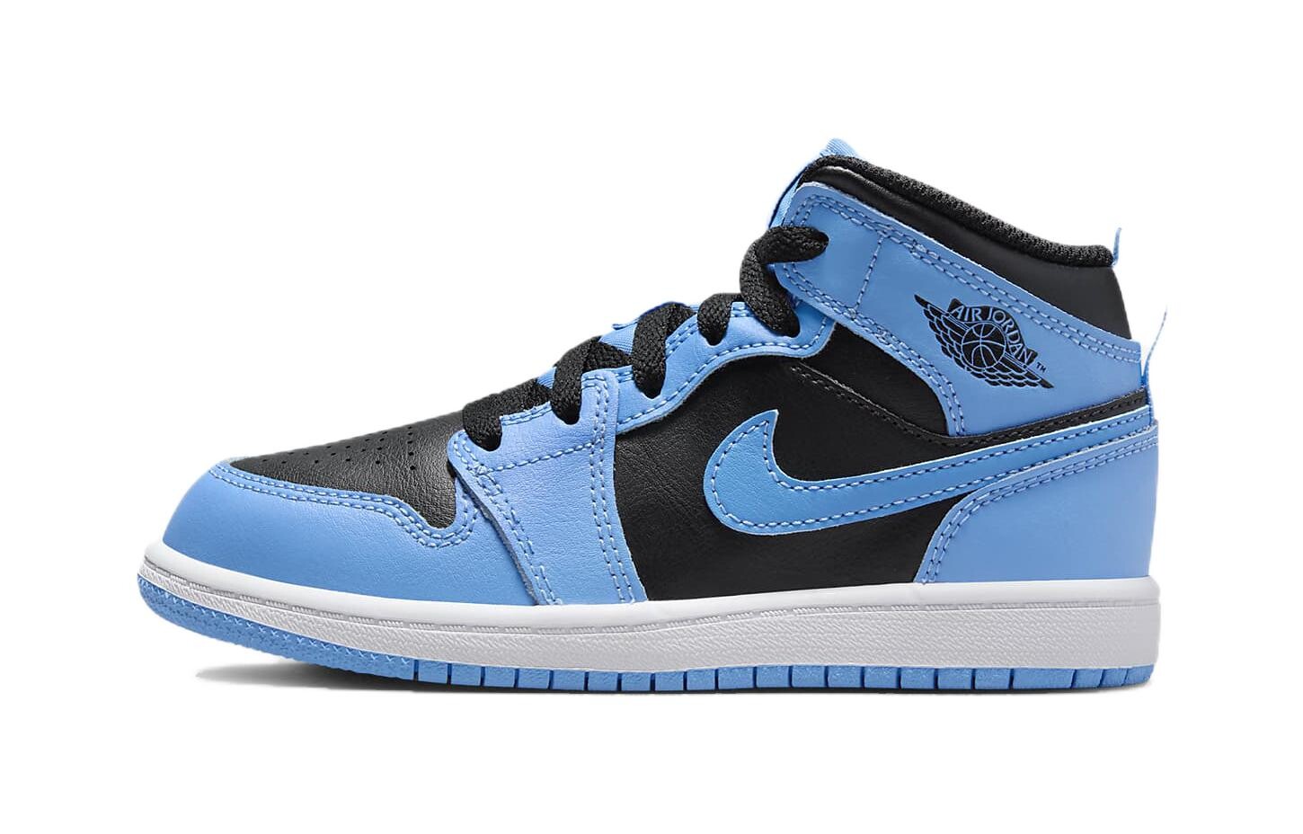 

Jordan Air Jordan 1 Детские баскетбольные кроссовки BP, Blue/ Black
