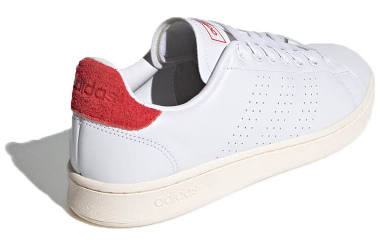 Обувь для скейтбординга ADVANTAGE Мужская с низким верхом, белая/малиновая Adidas Neo — фото 4
