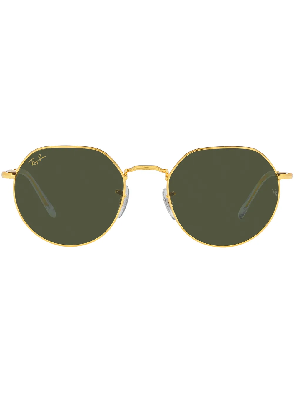 

Солнцезащитные очки Jack в геометричной оправе Ray-Ban, золотой
