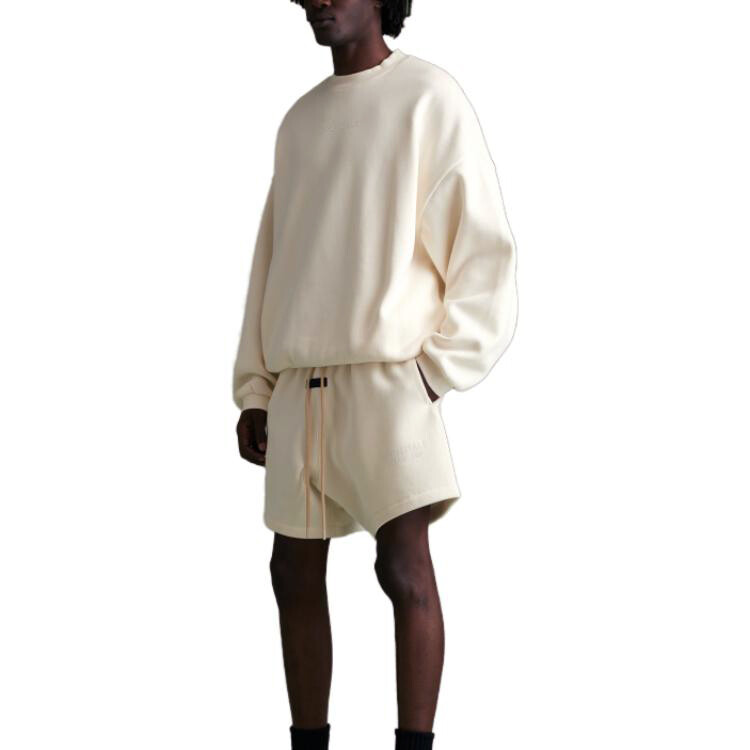 Круглый вырез Fear Of God Essentials, цвет Cloud Dancer — фото 2