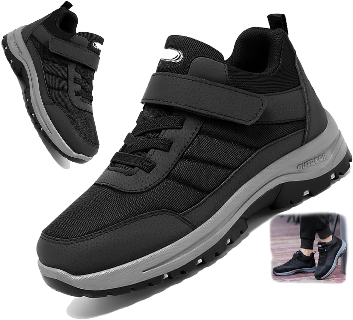 

Женские зимние снежные ботинки водонепроницаемые, с амортизирующей подошвой против скольжения, ортопедические, унисекс, теплые походные ортопедические ботинки Generic, черный