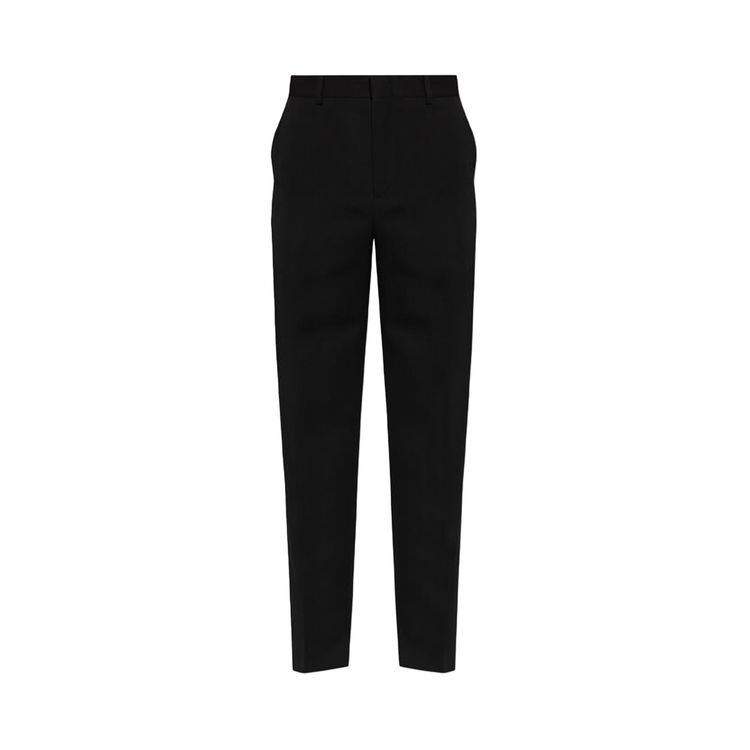 

Брюки Gucci Logo Embroidery Wool Pants 'Black', черный