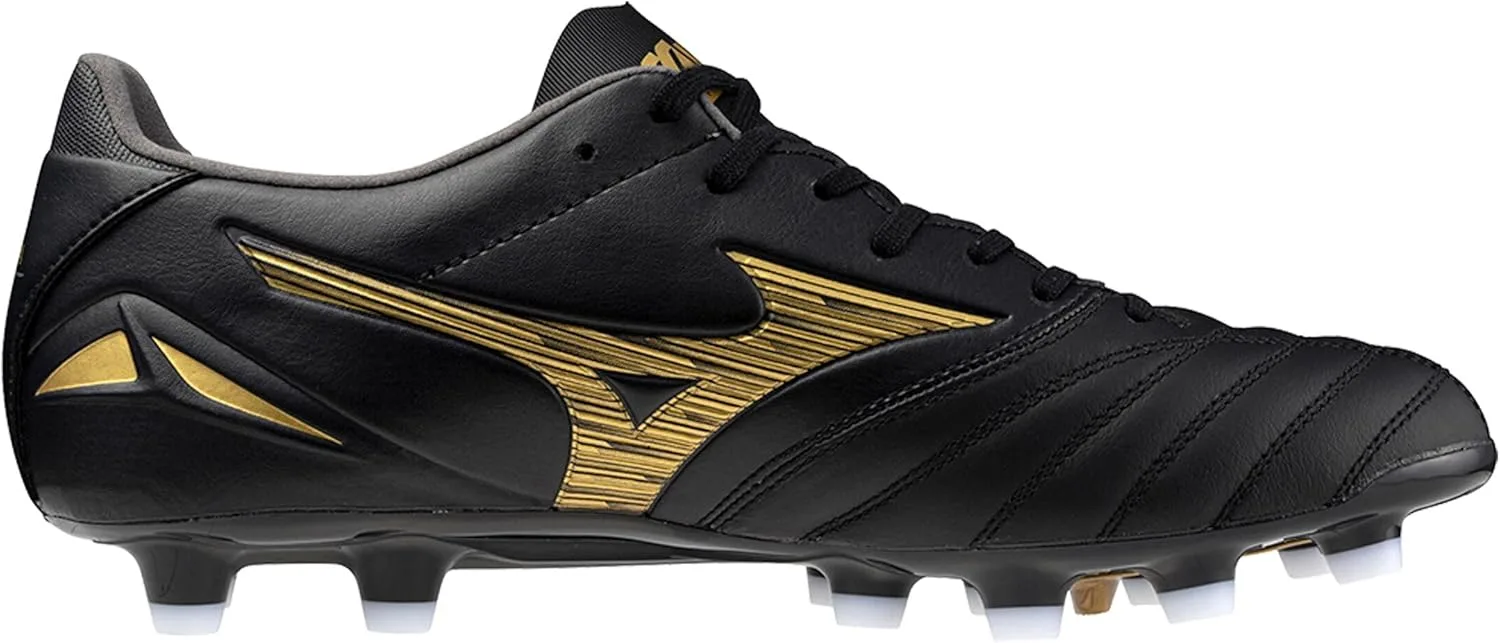 Кроссовки унисекс Mizuno Morelia Neo Pro MD, черный/золотой — фото 4