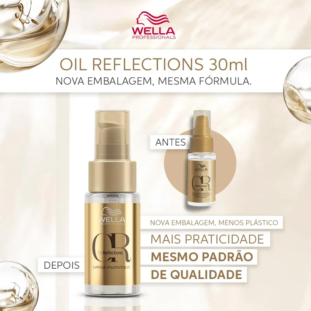 Разглаживающее масло для волос Wella WP Oil Reflections, 30 мл Wella Professionals — фото 2