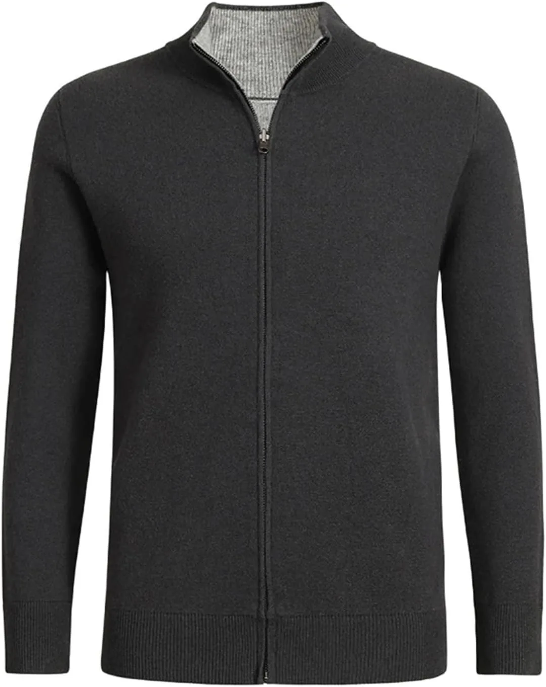 

Мужской свитер кардиган на молнии Reversible Zipper из 100% кашемира