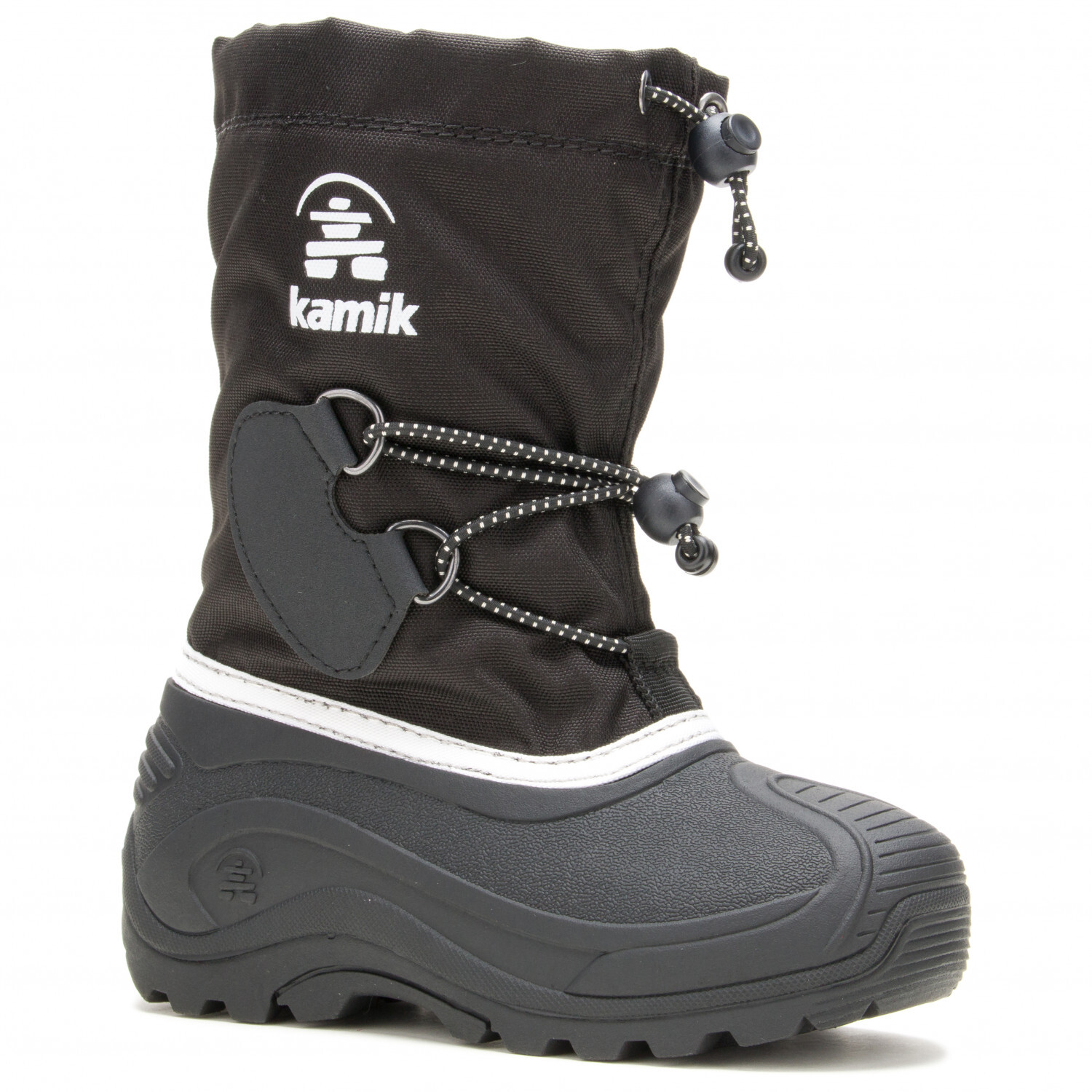 

Зимние ботинки Kamik Kid's Southpole4, цвет Black/White