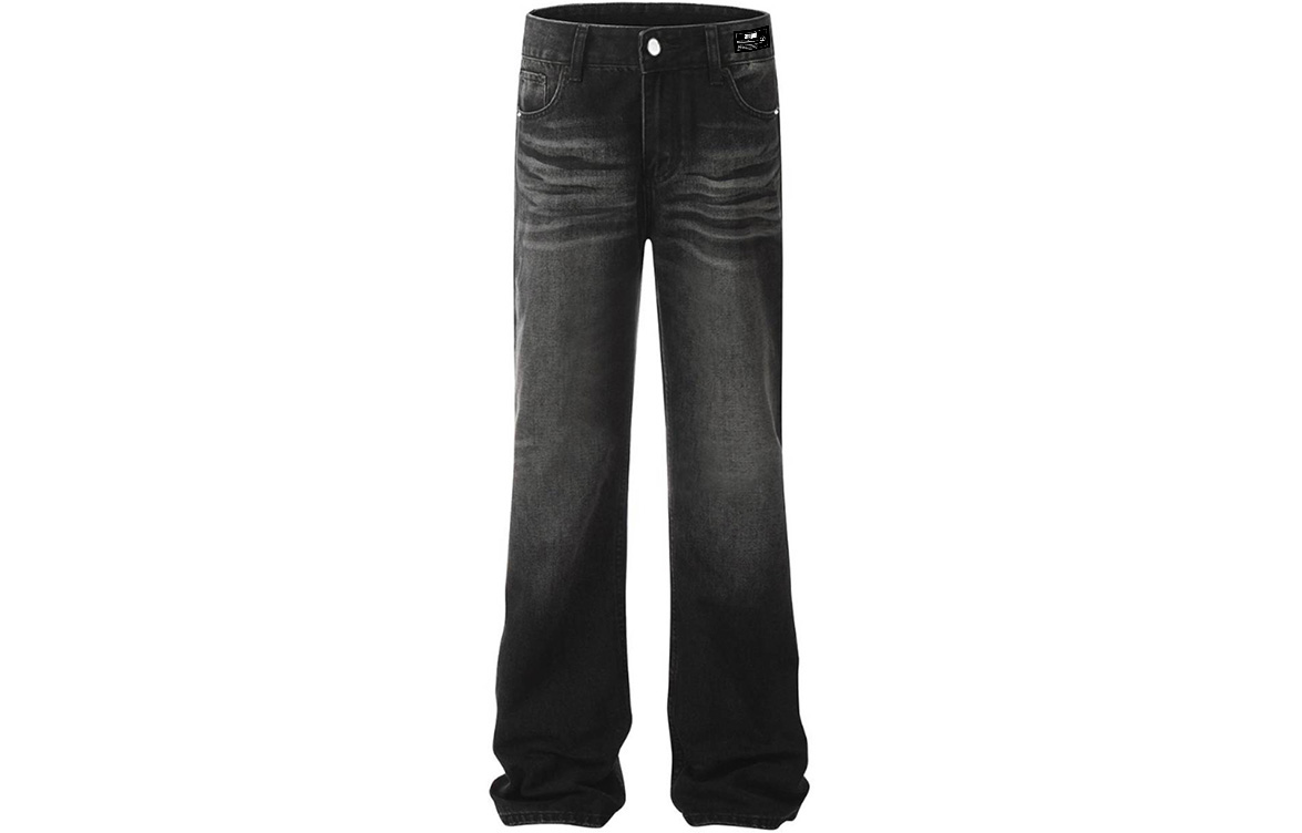 

Джинсы Unisex Moderate Straight Fit ZIAREL, черный серый