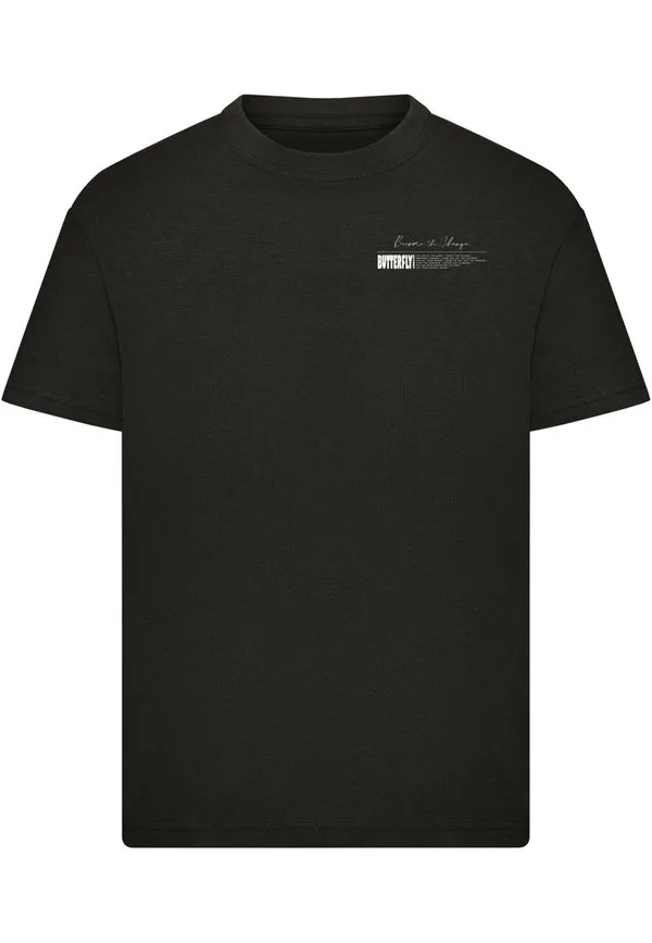 Футболка с ярким принтом "изменение" Mister Tee, Black — фото 3