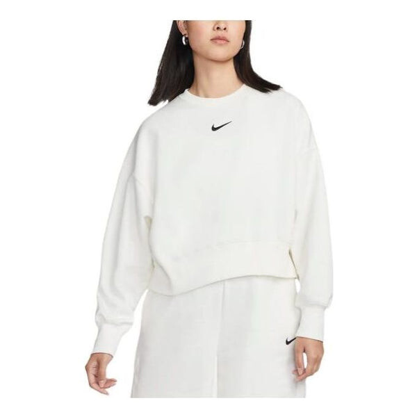 

Свитера спортивная одежда phoenix флисовая толстовка с круглым вырезом Nike, белый