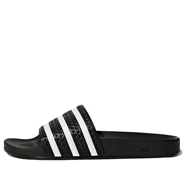 

Тапочки adilette slides 'black' Adidas, черный