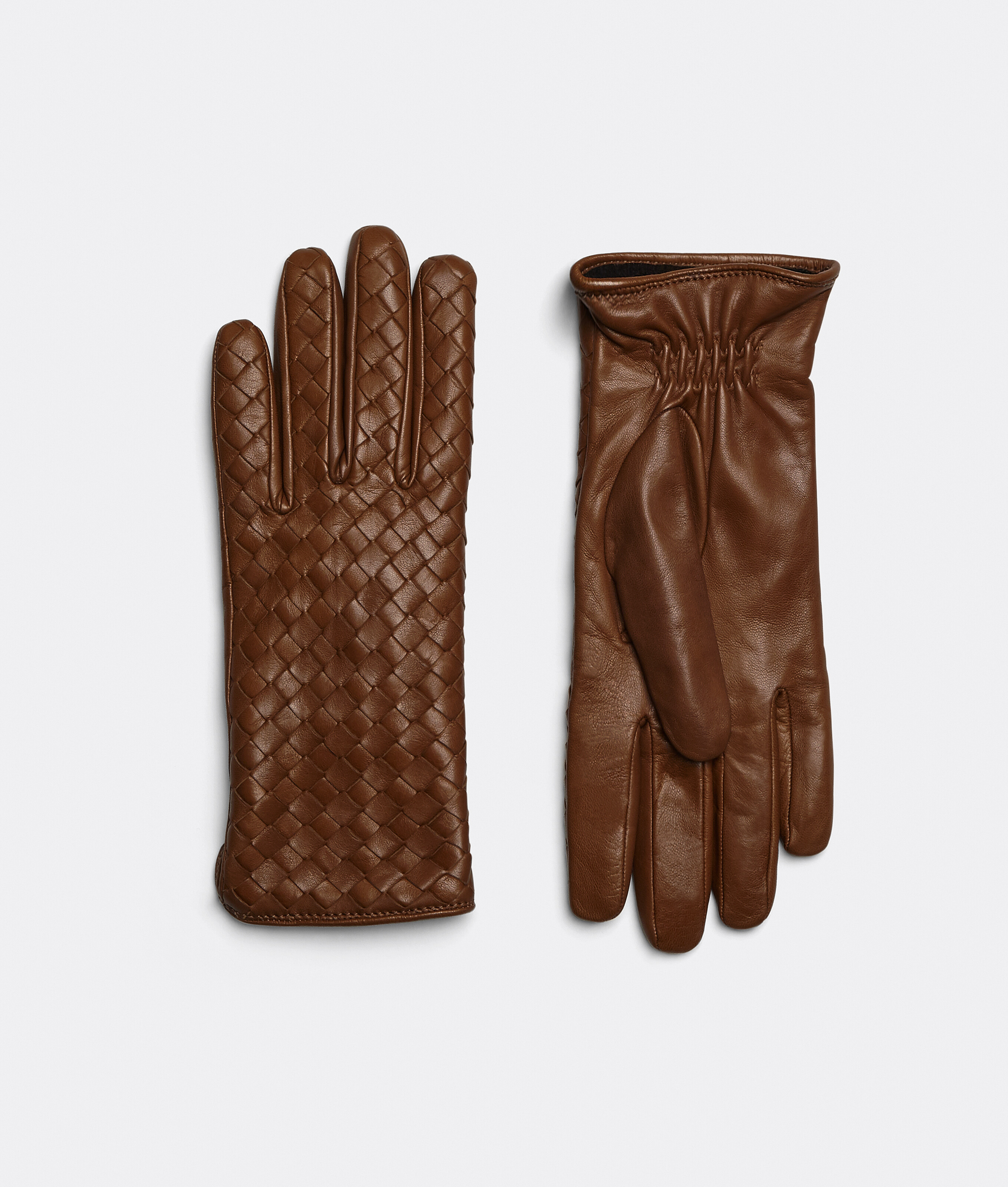 

Перчатки из кожи Intrecciato Bottega Veneta