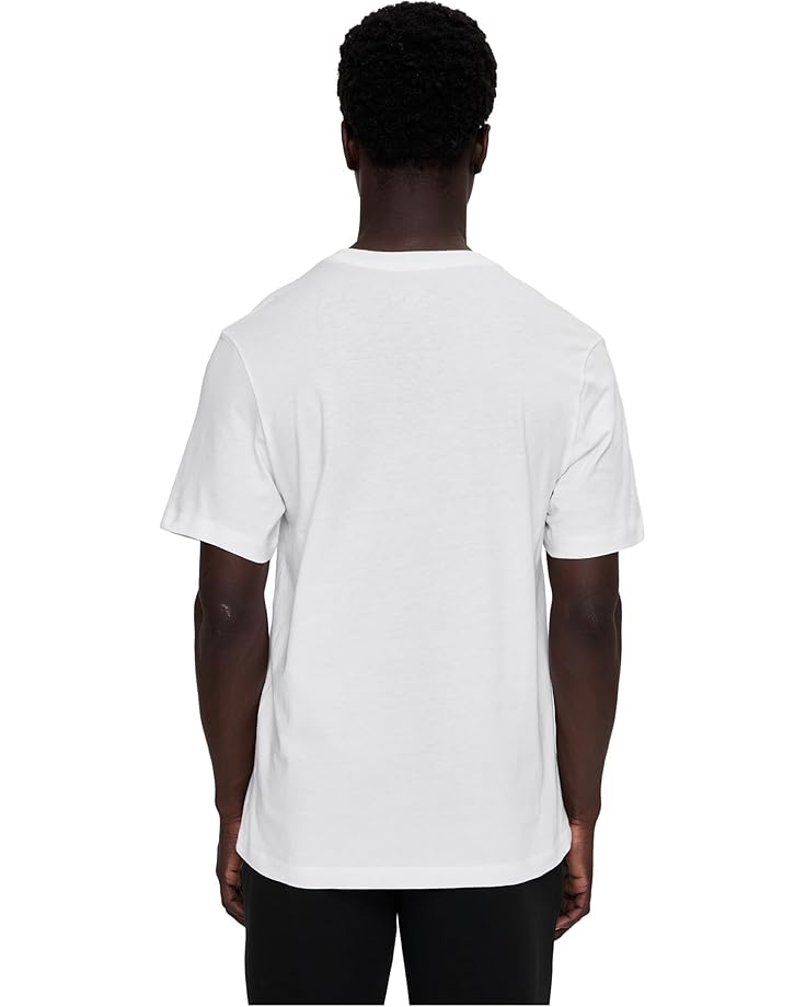 Футболка Nike Sportswear Club Tee, белый/черный — фото 4
