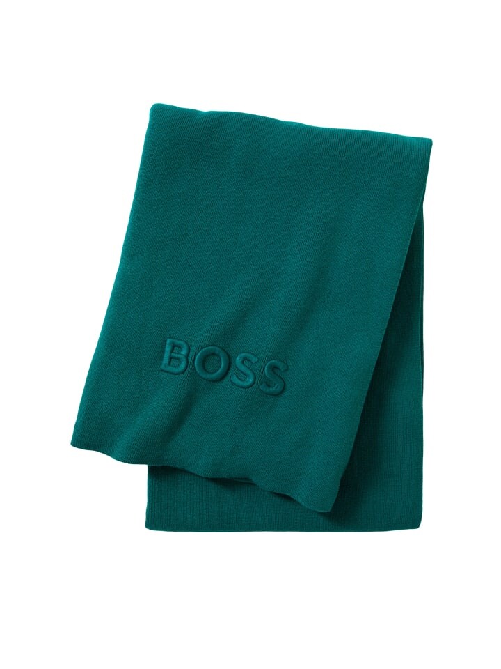 

Плед Hugo Boss, зеленый