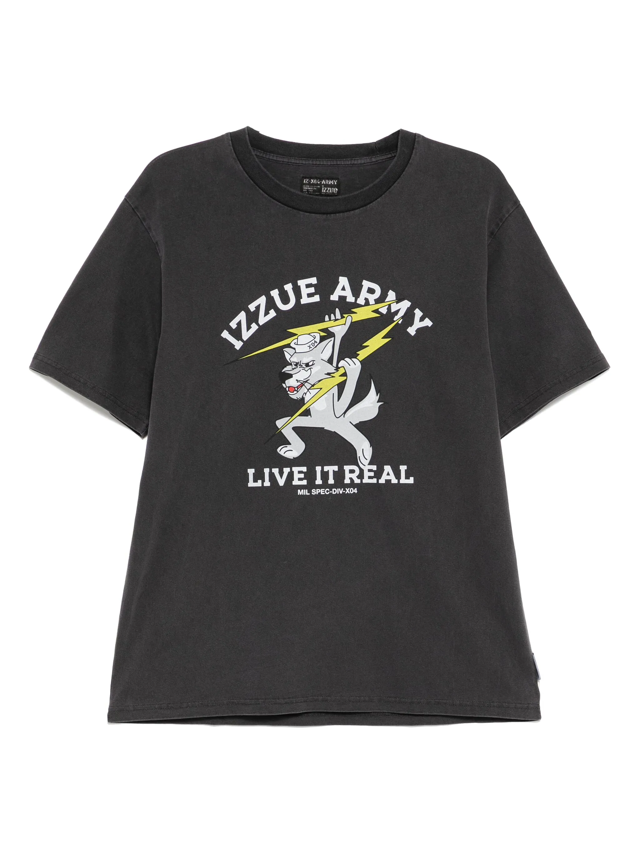 

Футболка с графичным принтом Izzue, серый