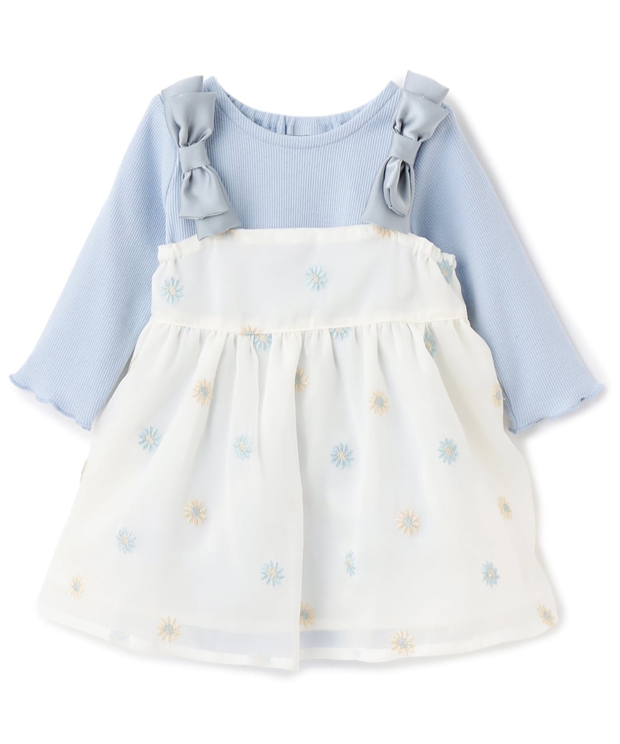 Топ Набор для вышивки цветов Petit Main, Light Blue